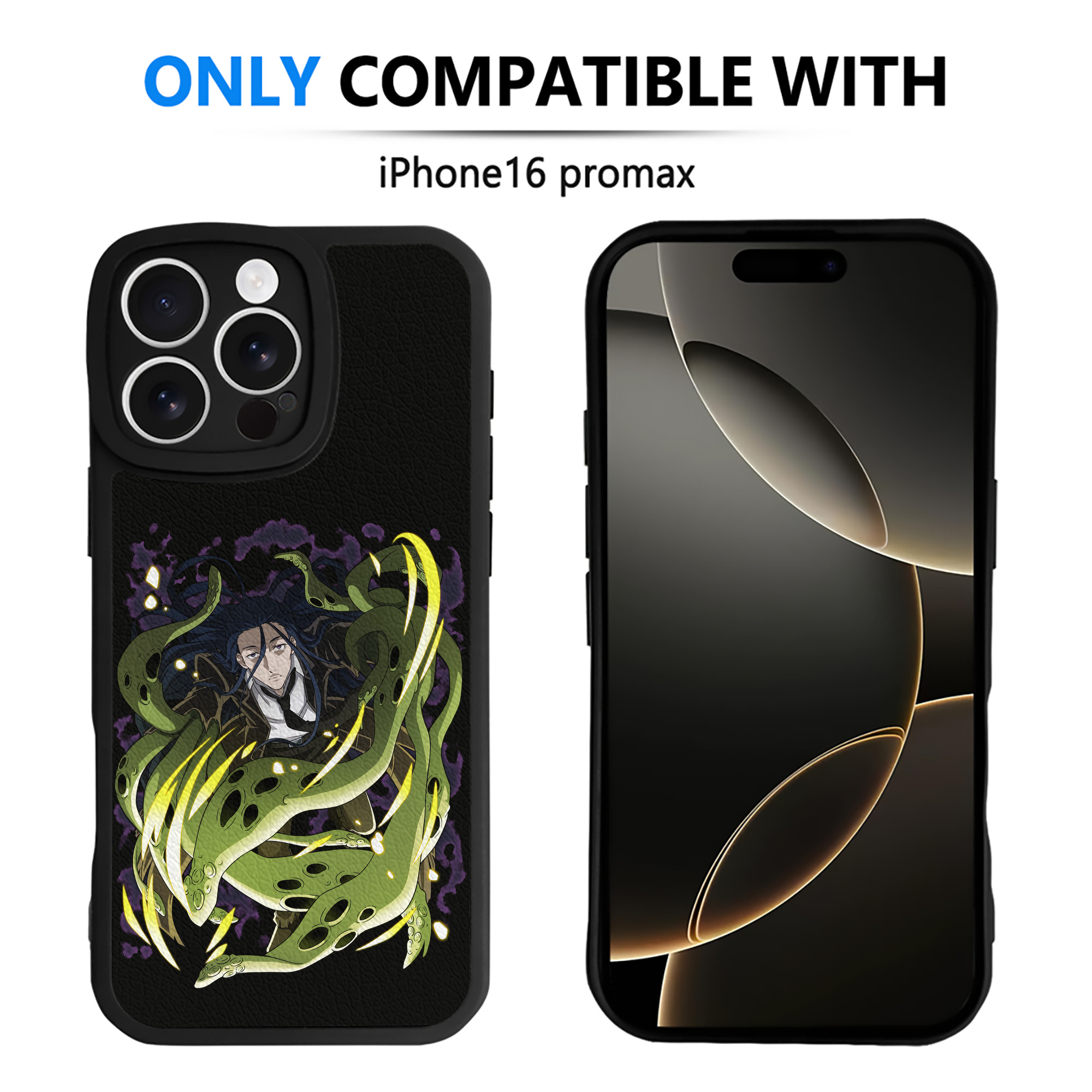 （画像用） 文豪ストレイドッグス Bungo Stray Dogs 【iPhone 16シリーズ対応】シリコンスマホケース（レザー調） 材質：シリコン